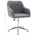 Swen Studio -  Swivel Dining Chairs 6 pcs Light Grey Fabric (UK/IE/FI/NO only) (6x331498)